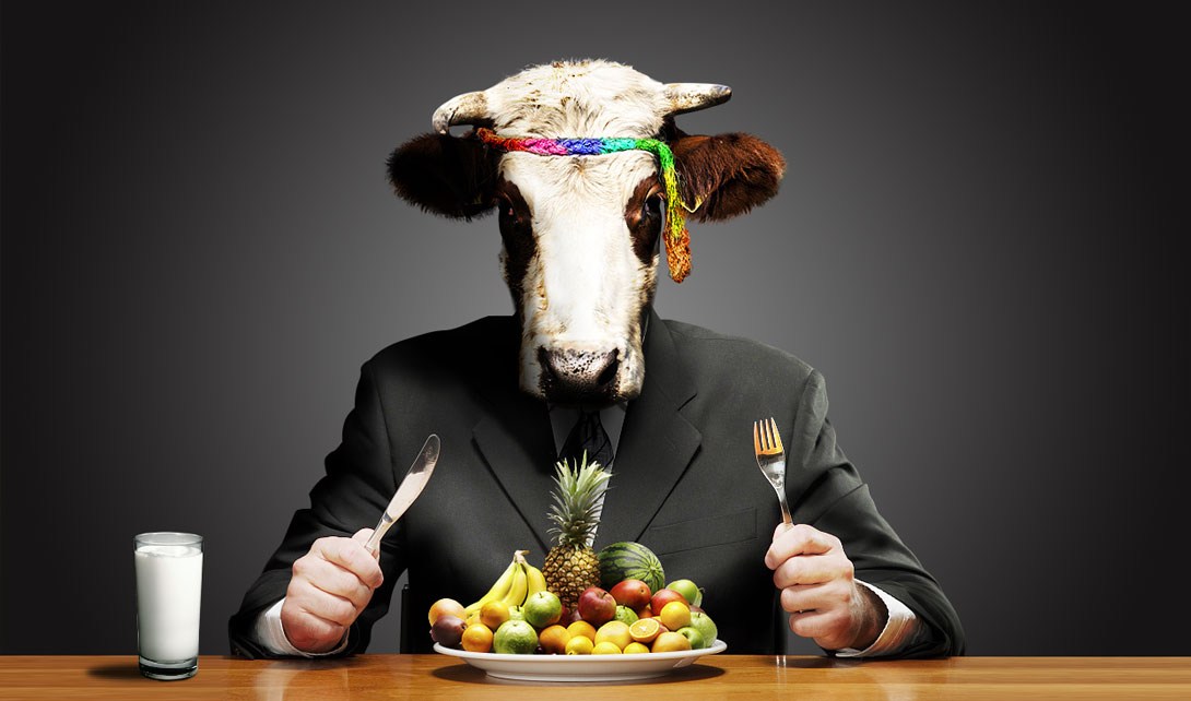 PS牛头人吃水果特效合成海报设计视频教程