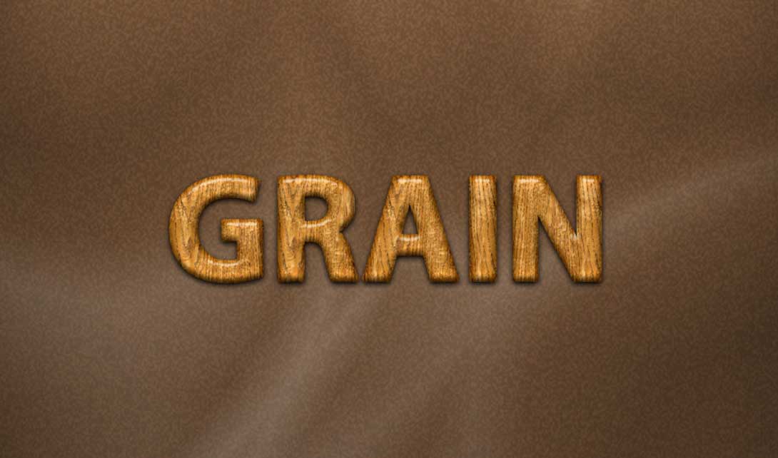 PS木纹字效字体设计 grain视频教程