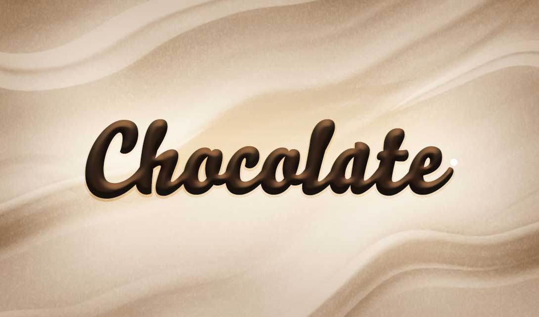 PS巧克力字体设计 chacalate视频教程