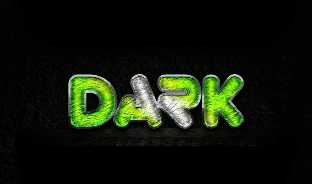 PS暗黑风字体设计 dark视频教程