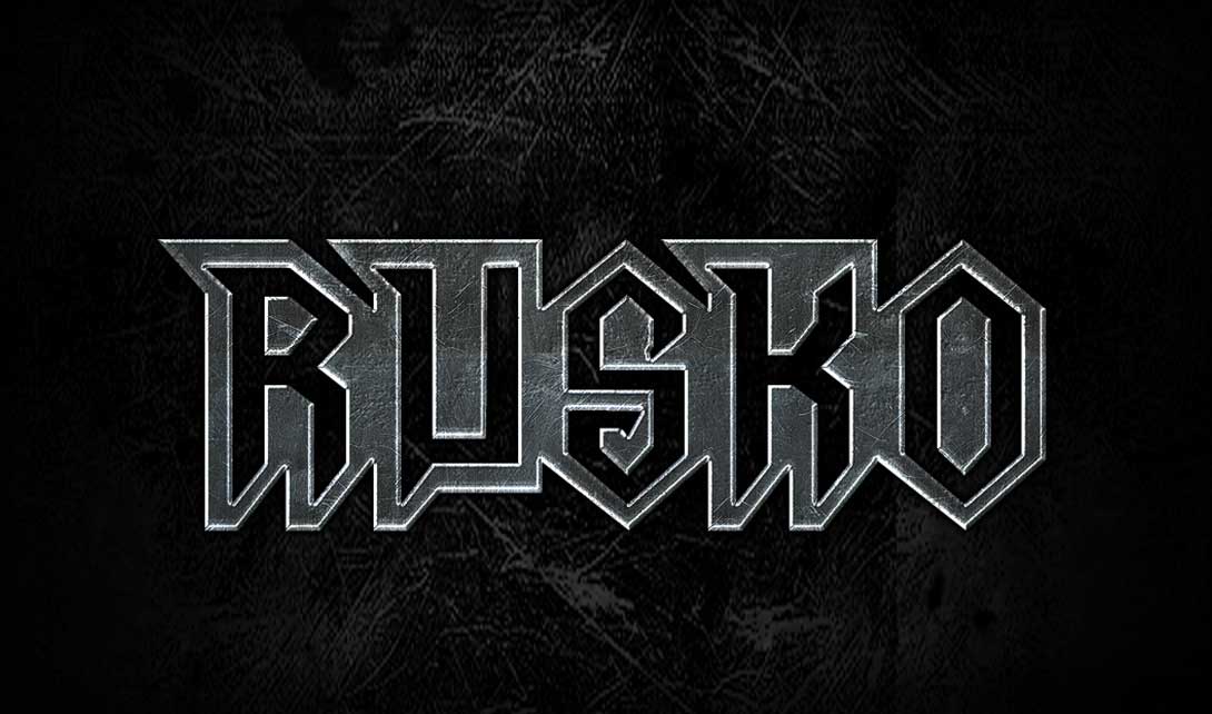 PS金属质感字体设计 rusko视频教程
