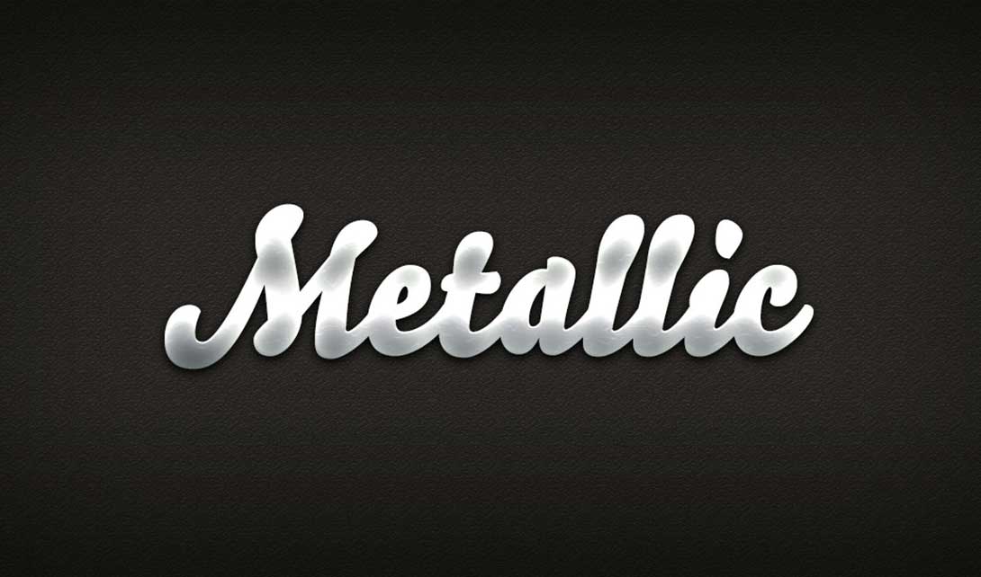 PS金属字体设计 metallic视频教程