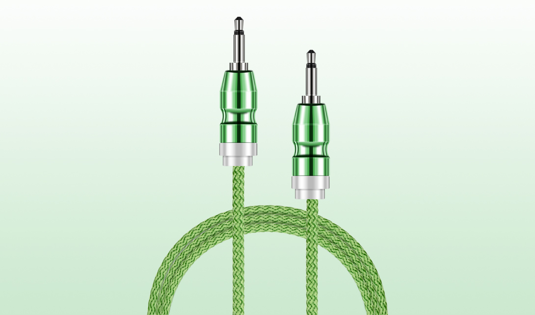 PS绿色耳机线及插头精修视频教程