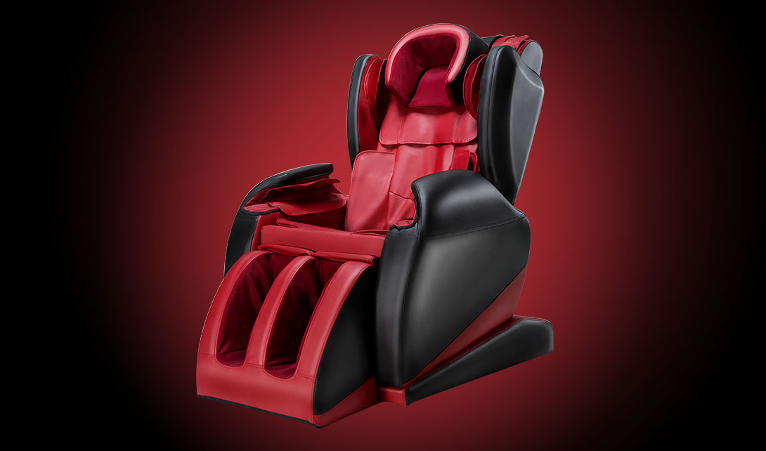 PS红色全自动按摩椅产品精修视频教程
