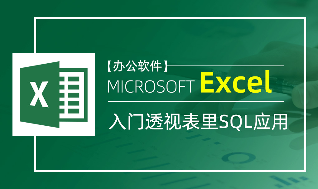 Excel-入门透视表里的SQL应用视频教程
